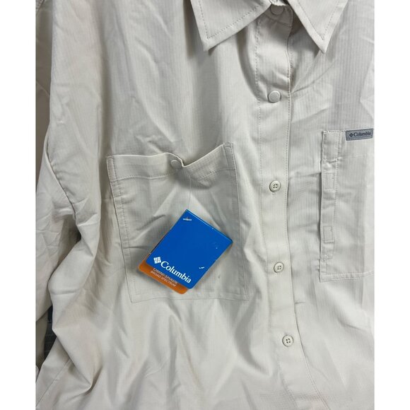 Columbia Women's Silver Ridge Utility Long Sleeve Shirt Sz. XL Beige - Picture 5 of 8